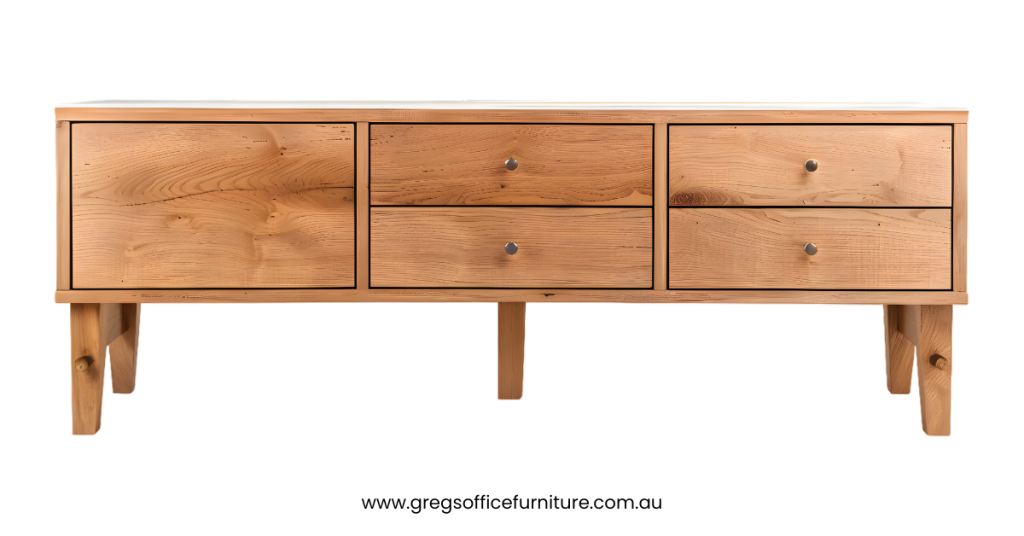 Wooden filling cabinet